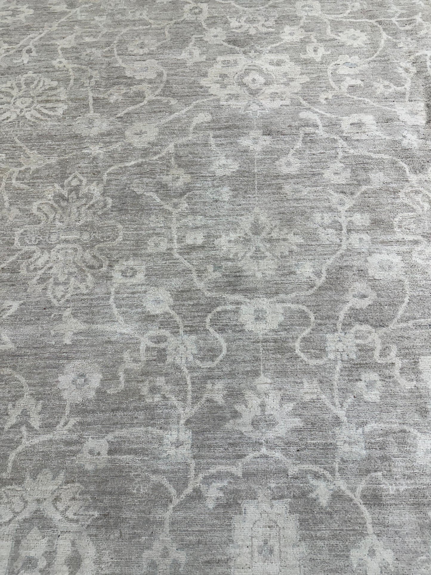 Large Pakistani Ushak Design Wool and Cotton Rug, Mid 20th Century