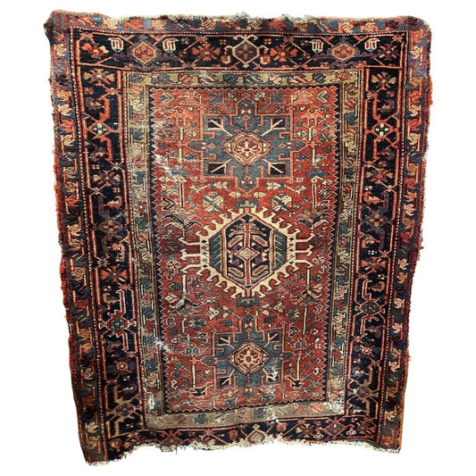 Persian Karaja Design Area Rug, Early 20th Century