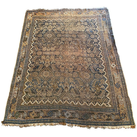 Antique Caucasian Area Rug, Early 20th Century