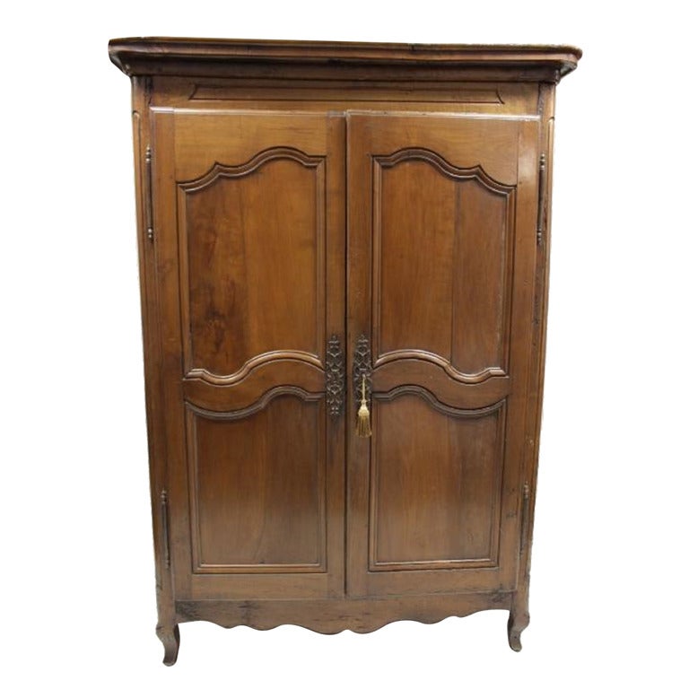 18th Century French Walnut Armoire