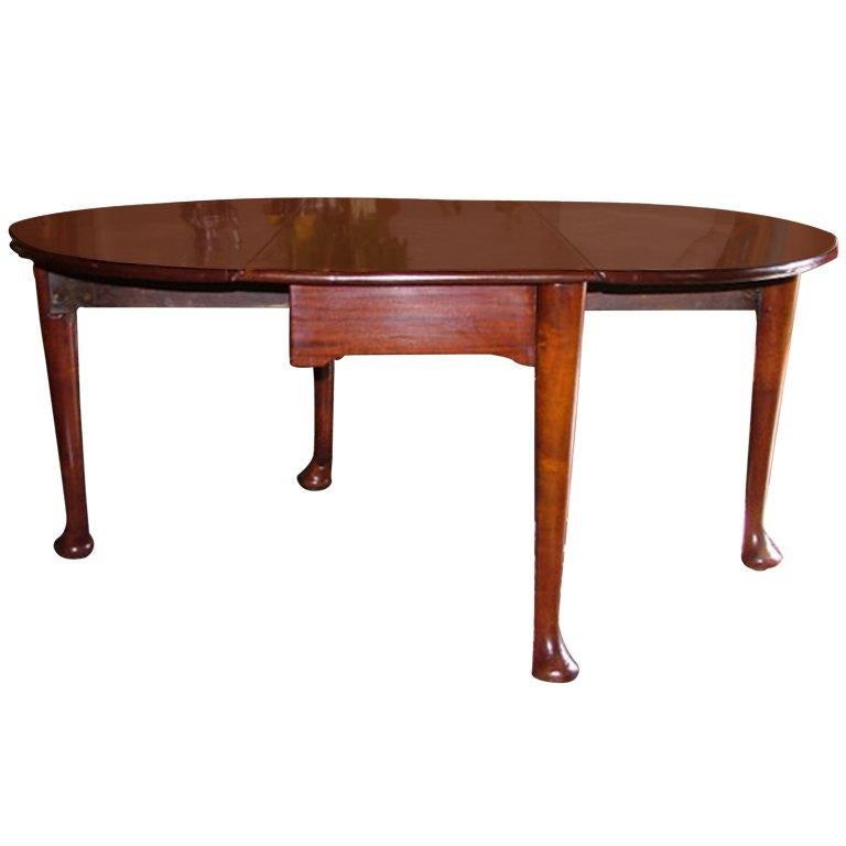 American Solid Mahogany Gate Leg Table, circa 1820