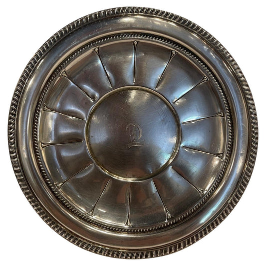 Sterling Silver Reed & Barton Hawthorn Charger Plate, 20th Century