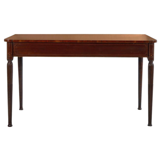 Late George III Inlaid Mahogany Serving Table, Circa 1830