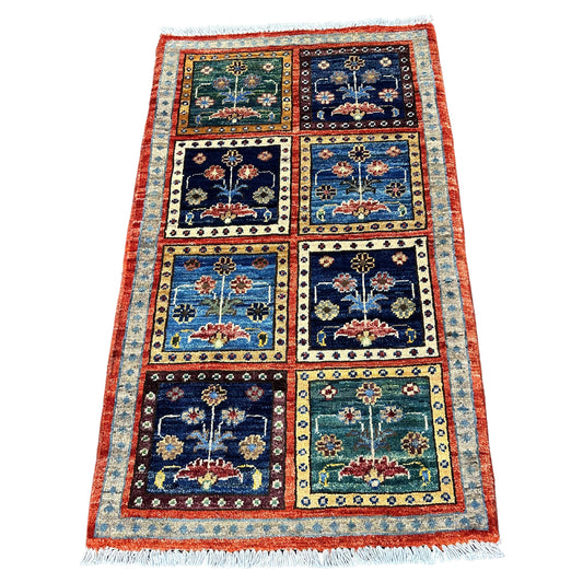 Pakistani Ushak Design Hand Knotted Rug, 20th Century